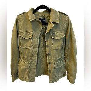 Madewell Women's Outbound Utility Jacket Size XS Parka Olive Military Green